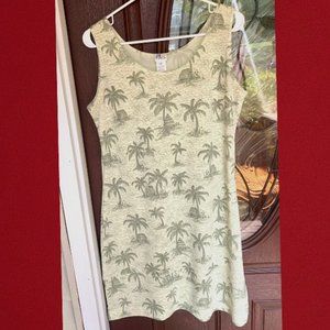 Sundress, medium, tropical design